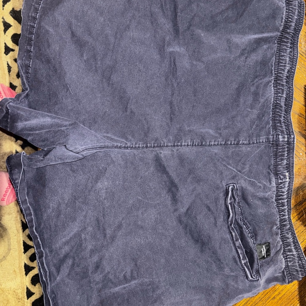 American Eagle Outfitters Dark Blue Flex Shorts - Picture 2 of 4